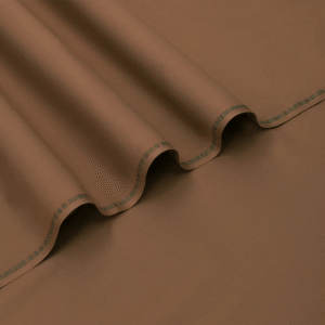 Executive Swiss Wash & Wear For Men – Premium Unstitched Fabric-Brown